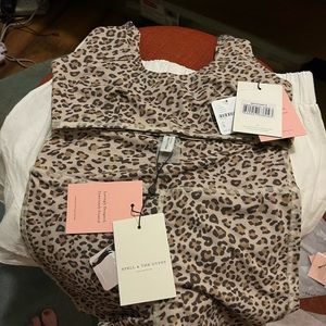 Spell Frankie bike shorts and crop tank small